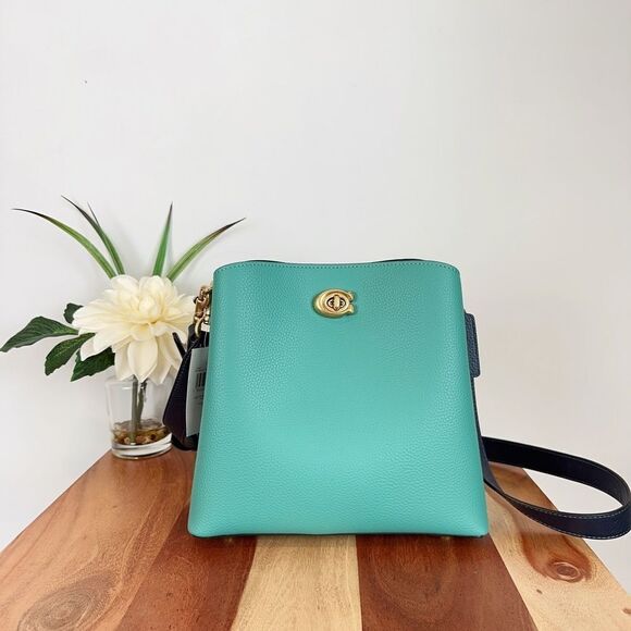 NWT Coach Willow Bucket Bag In Colorblock‎ - Picture 8 of 14